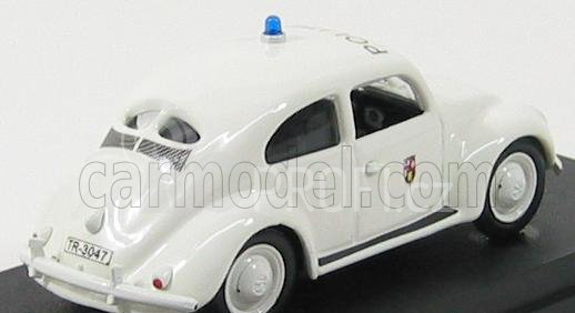 Rio-models Volkswagen Beetle Polizei 1953 1:43 Bílá