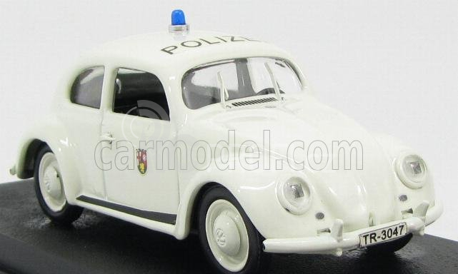 Rio-models Volkswagen Beetle Polizei 1953 1:43 Bílá