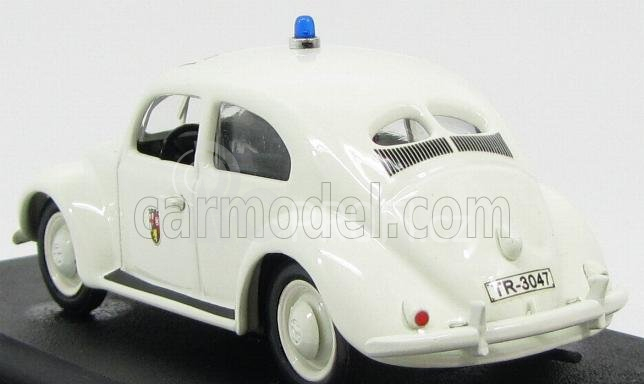 Rio-models Volkswagen Beetle Polizei 1953 1:43 Bílá