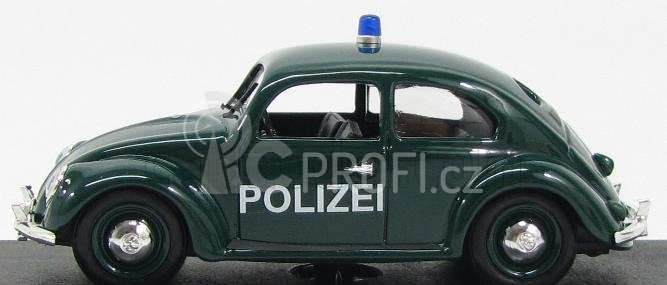 Rio-models Volkswagen Beetle Polizei Police 1953 1:43 Zelená