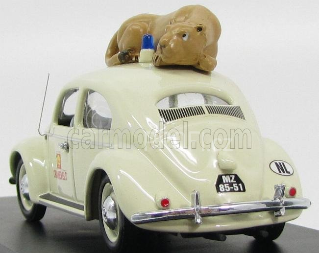 Rio-models Volkswagen Beetle Shell Cranevelt Zoo Di Arnhem Holland 1965 - With Lion 1:43 Světle Šedá