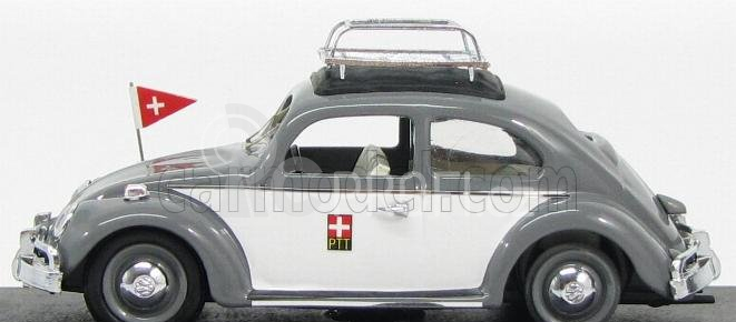 Rio-models Volkswagen Beetle Swiss Post 1963 1:43 Černá Bílá