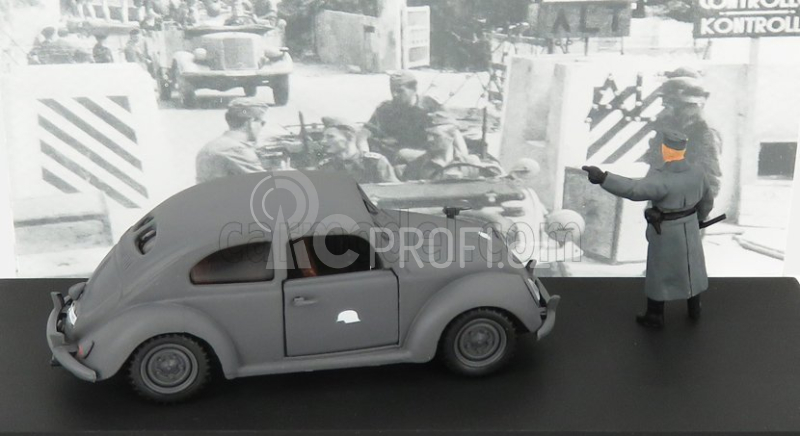 Rio-models Volkswagen Kdf 1939 With Wehrmacht With Figures 1:43 Vojenská Šedá