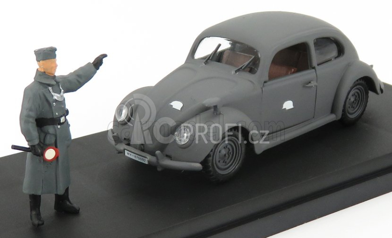 Rio-models Volkswagen Kdf 1939 With Wehrmacht With Figures 1:43 Vojenská Šedá