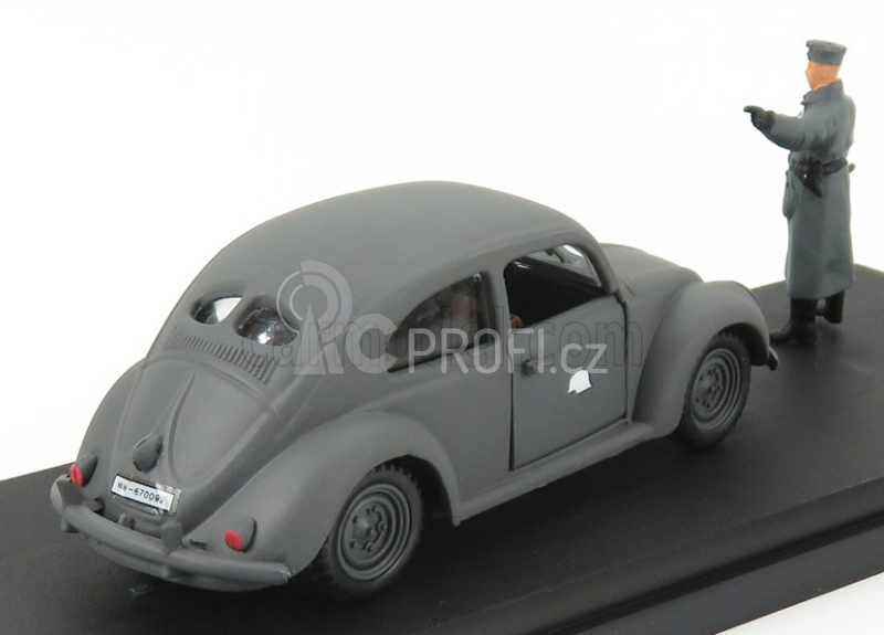 Rio-models Volkswagen Kdf 1939 With Wehrmacht With Figures 1:43 Vojenská Šedá