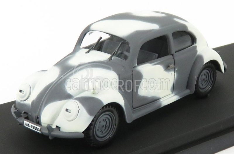 Rio-models Volkswagen Kdf Wehrmacht Winter 1941 With Figures 1:43 Vojenská Šedá Bílá