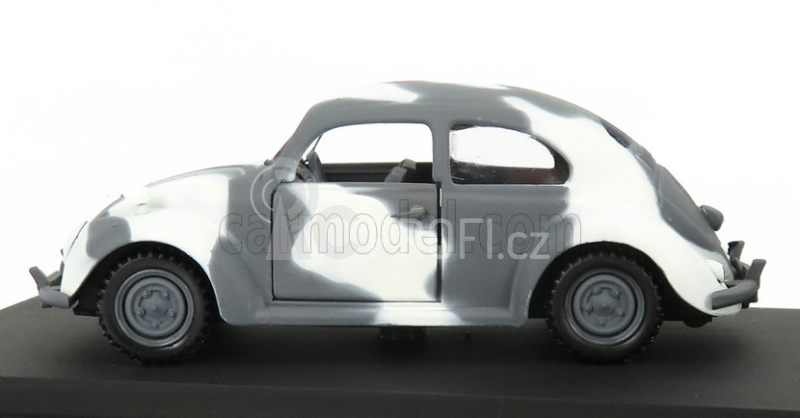 Rio-models Volkswagen Kdf Wehrmacht Winter 1941 With Figures 1:43 Vojenská Šedá Bílá