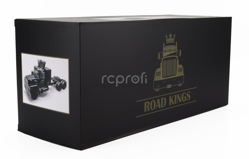 Road-kings Mack Rl700l Tractor Truck 3-assi 1974 1:18 Black