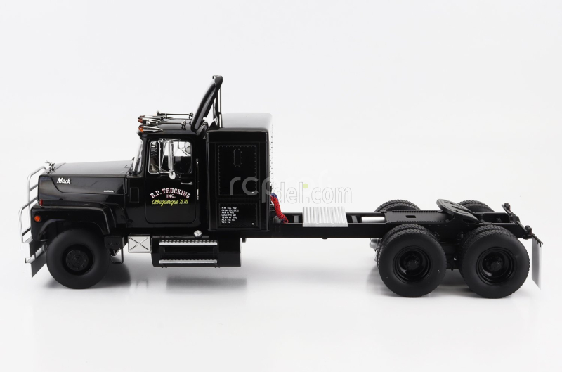 Road-kings Mack Rl700l Tractor Truck 3-assi 1974 1:18 Black