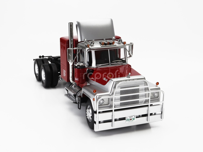 Road-kings Mack Rl700l Tractor Truck 3-assi 1974 1:18 Červená Stříbrná