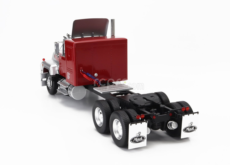 Road-kings Mack Rl700l Tractor Truck 3-assi 1974 1:18 Červená Stříbrná