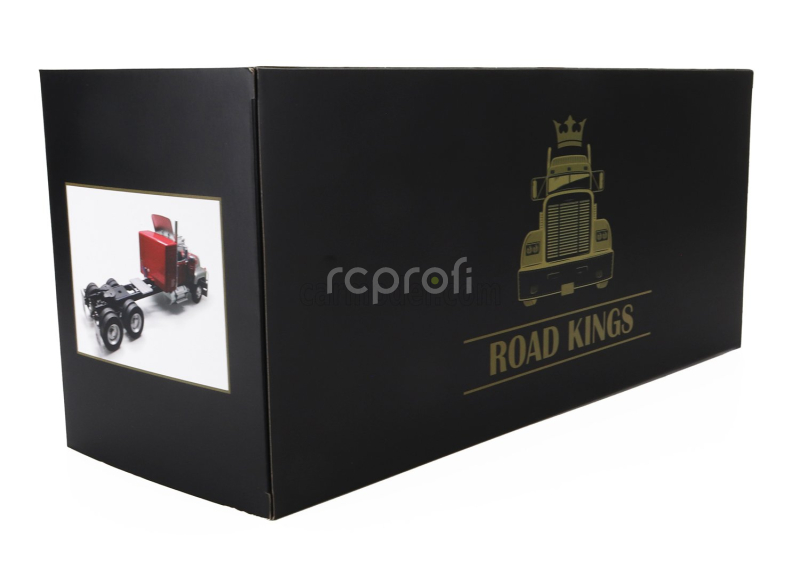 Road-kings Mack Rl700l Tractor Truck 3-assi 1974 1:18 Červená Stříbrná