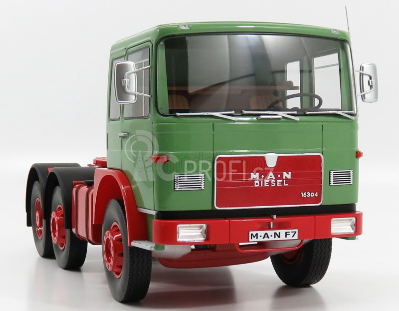 Road-kings MAN 16304 F7 Tractor Truck 1972 1:18 Zelená Červená