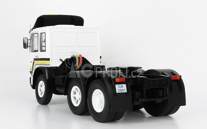 Road-kings MAN F8 Tractor Truck 3-assi 1978 1:18 Bílá Černá Žlutá