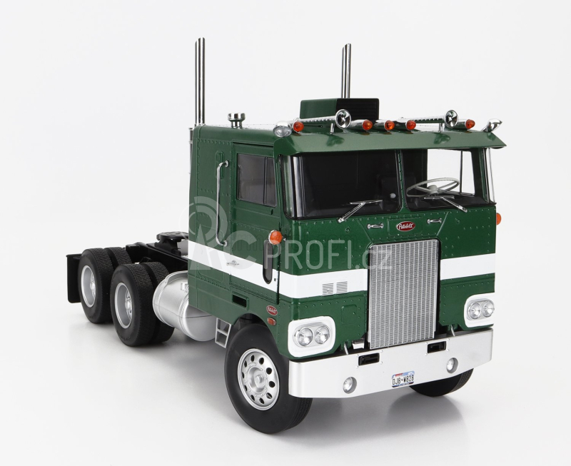 Road-kings Peterbilt 352 Pacemaker Tractor Truck 3-assi 1979 1:18 Zelená Bílá