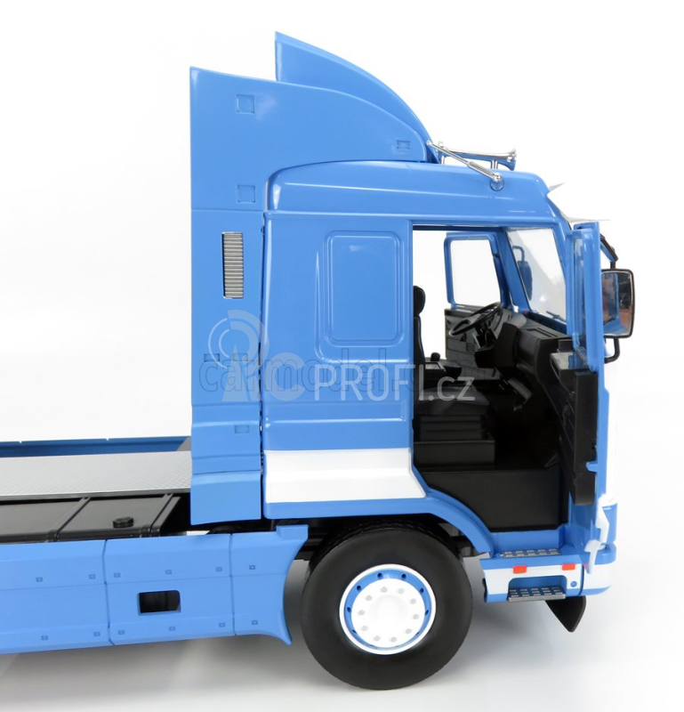 Road-kings Scania 143m 500 Streamline Tractor Truck 2-assi 1995 1:18 Světle Modrá Bílá