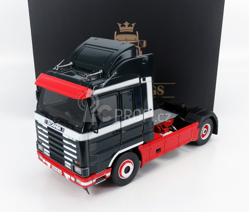 Road-kings Scania 143m 500 Streamline Tractor Truck 2-assi 1995 1:18 Tmavě Zelená Červená Bílá