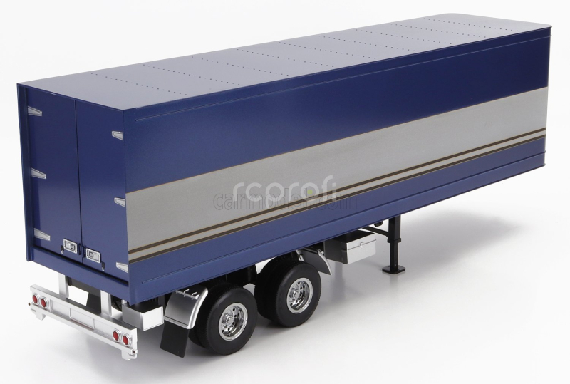 Road-kings Trailer Trailer For Truck - Rimorchio 1:18 Modrá Stříbrná