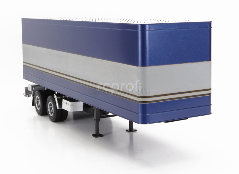 Road-kings Trailer Trailer For Truck - Rimorchio 1:18 Modrá Stříbrná