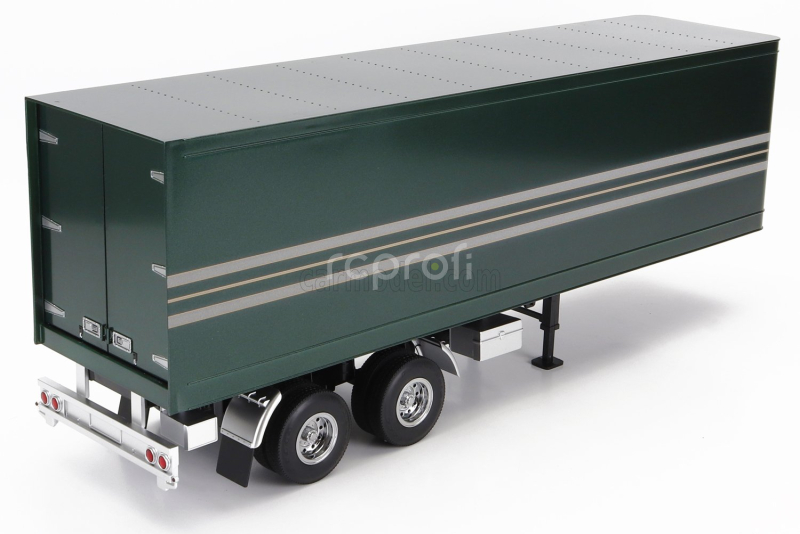 Road-kings Trailer Trailer For Truck - Rimorchio 1:18 Zelená Se Stříbrnou