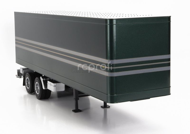 Road-kings Trailer Trailer For Truck - Rimorchio 1:18 Zelená Se Stříbrnou