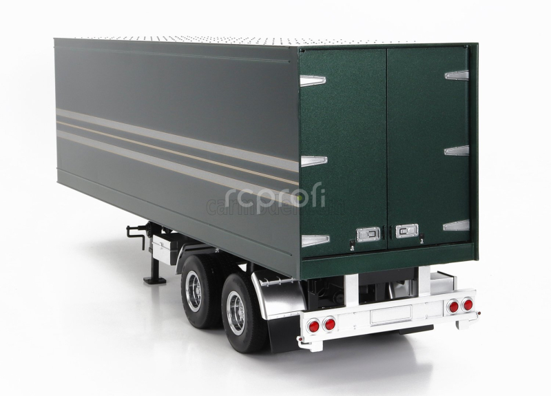 Road-kings Trailer Trailer For Truck - Rimorchio 1:18 Zelená Se Stříbrnou