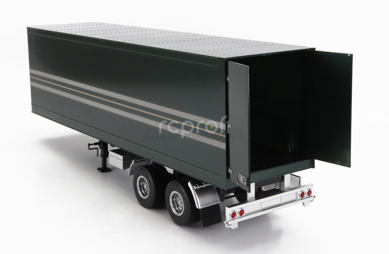 Road-kings Trailer Trailer For Truck - Rimorchio 1:18 Zelená Se Stříbrnou