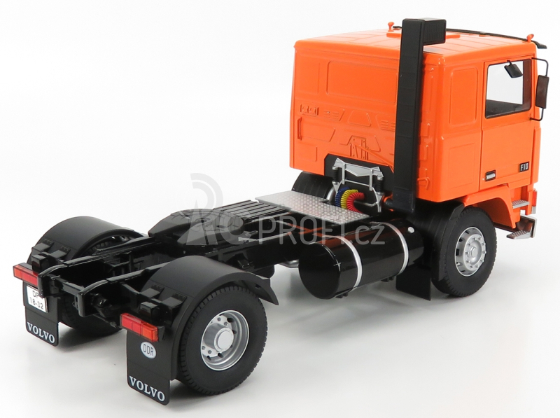Road-kings Volvo F10 Turbo 6 Tractor Truck 2-assi With Decal Set 1977 1:18 Oranžová Černá
