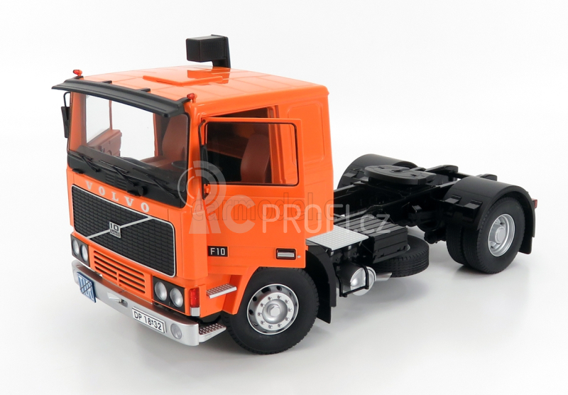 Road-kings Volvo F10 Turbo 6 Tractor Truck 2-assi With Decal Set 1977 1:18 Oranžová Černá