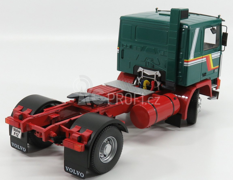 Road-kings Volvo F12 Tractor Truck 1977 1:18 Zelená Červená