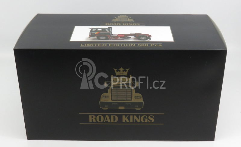 Road-kings Volvo F12 Tractor Truck 1977 1:18 Zelená Červená