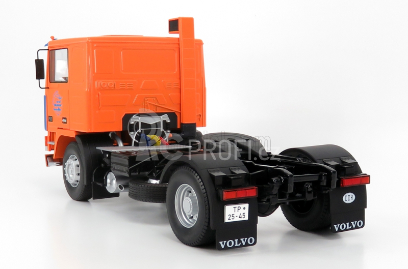 Road-kings Volvo F12 Turbo 6 Tractor Truck 2-assi 1977 1:18 Oranžová Modrá