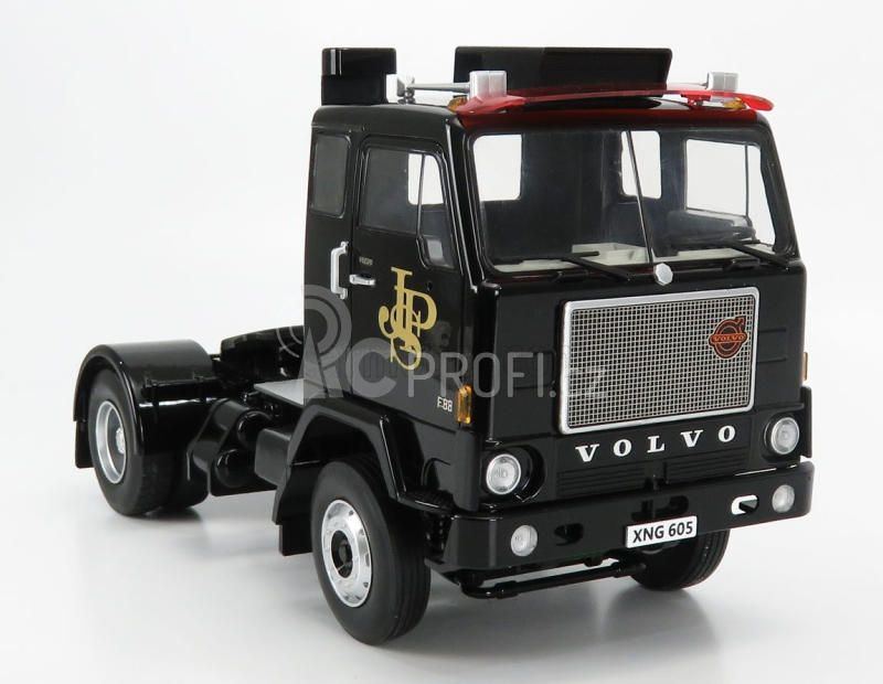 Road-kings Volvo F88 Tractor Truck Team Jps 2-assi 1977 1:18 Black