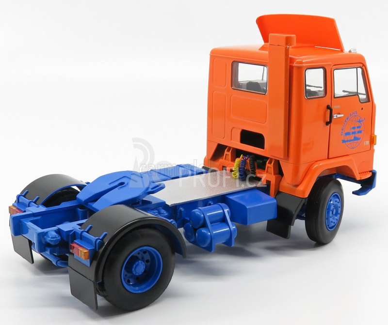 Road-kings Volvo F88 Tractor Truck Transports Deutrans 1965 1:18 Oranžová Modrá