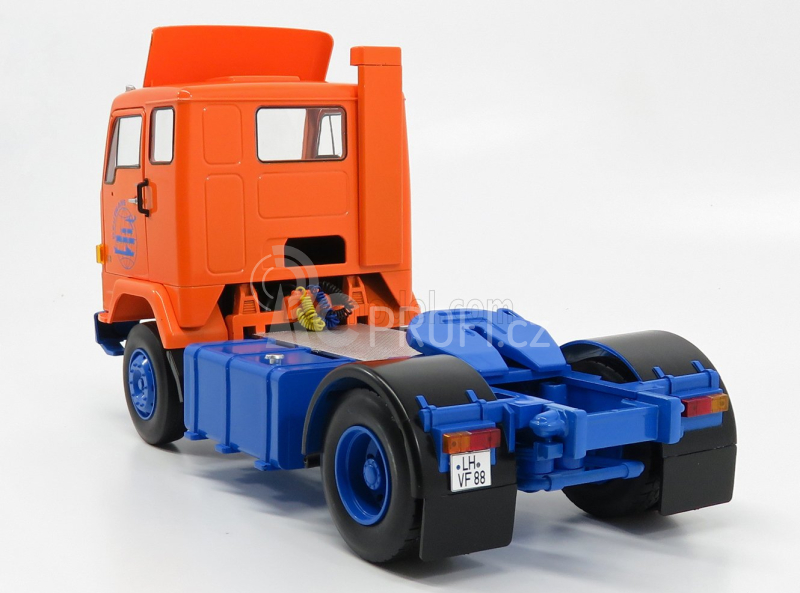 Road-kings Volvo F88 Tractor Truck Transports Deutrans 1965 1:18 Oranžová Modrá