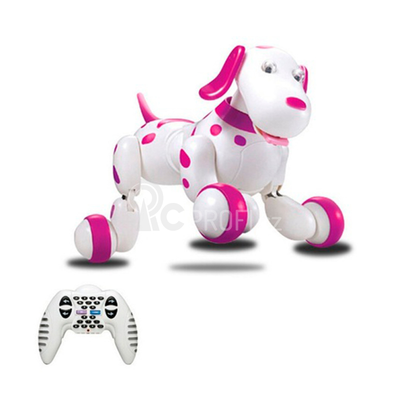 RC Robo-Dog - pes, růžový