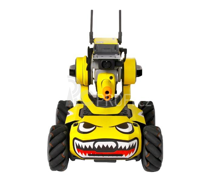 Robomaster S1 - barevné polepy (Yellow shark)