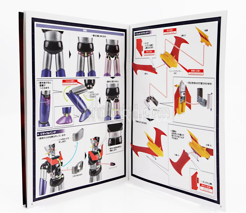 Robot Bandai Metal - Mazinga Z - Gx-105 Figure Mazinger Z Robot - Kaku Shin Modrá Stříbrná Červená Černá