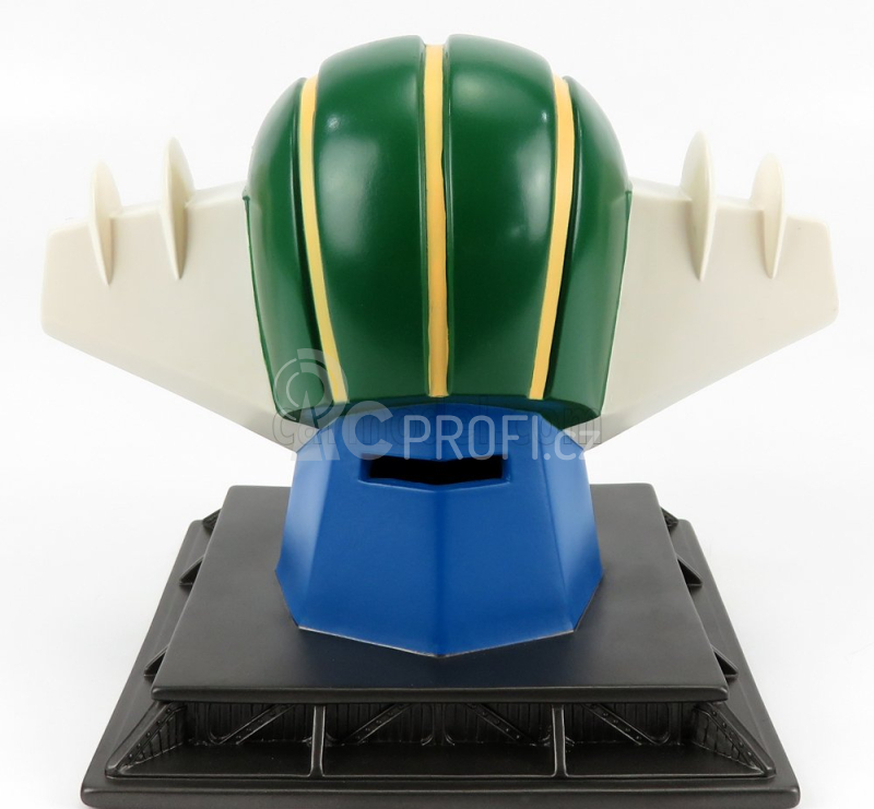 Robot Hl-pro Jeeg - Coin Bank Figure - Jeeg Robot D'acciaio - Salvadanaio - Go-nagai 1:27 Šedá Zelená Červená