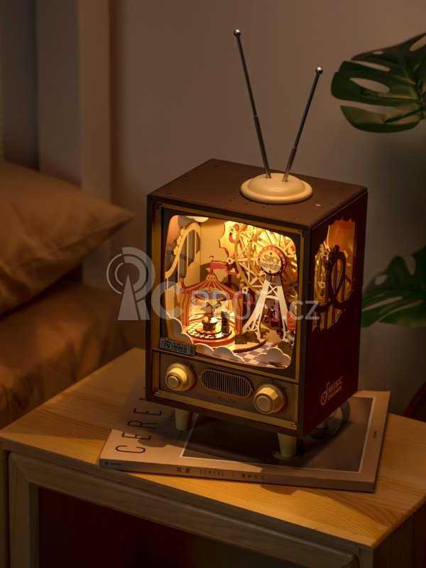 RoboTime 3D Dřevěné puzzle Karneval při západu slunce