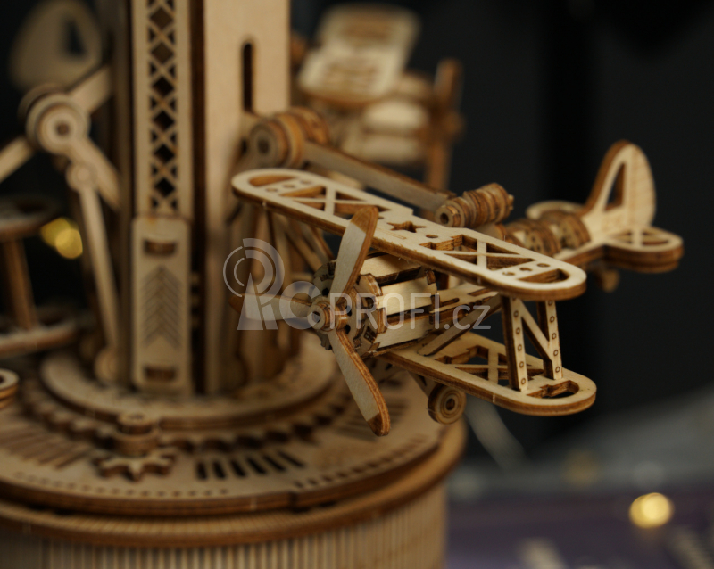 RoboTime 3D skládačka hrací skříňky Řídící věž s letadly