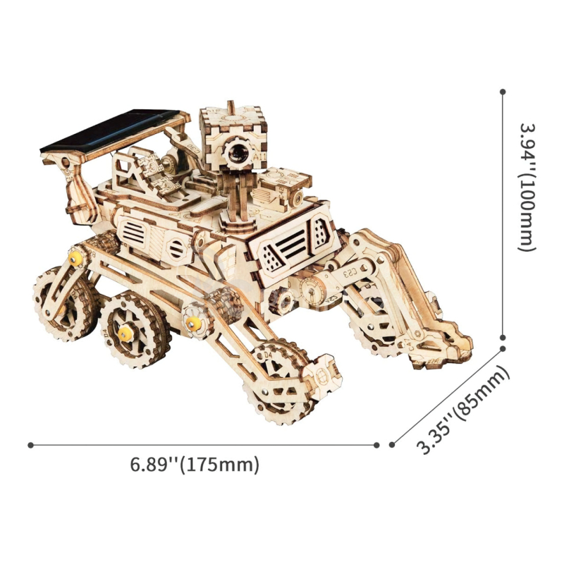 RoboTime 3D skládačka na solární pohon Průzkumné vozítko