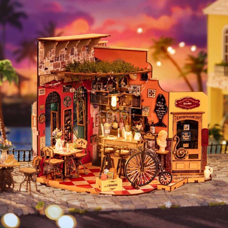RoboTime Miniatura domečku Bar a bistro Cheers