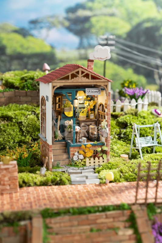 RoboTime miniatura domečku Dvorek snů