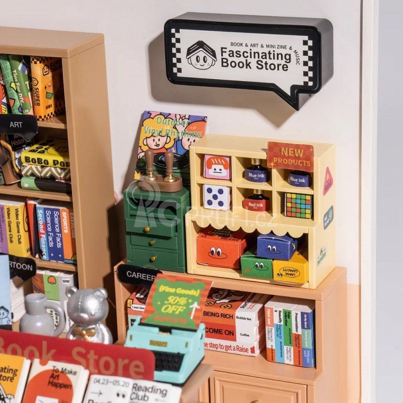 RoboTime miniatura domečku Fascinující knihkupectví