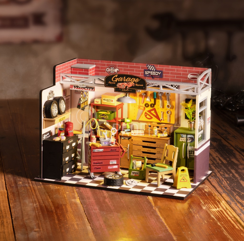 RoboTime miniatura domečku Garáž