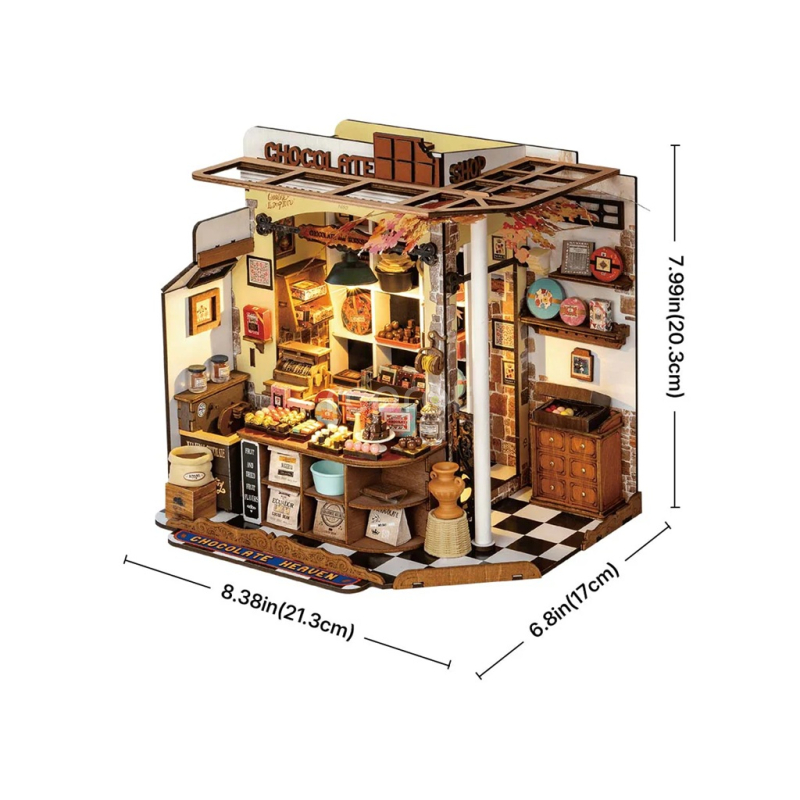 RoboTime Miniatura domečku Henryho čokoládovna