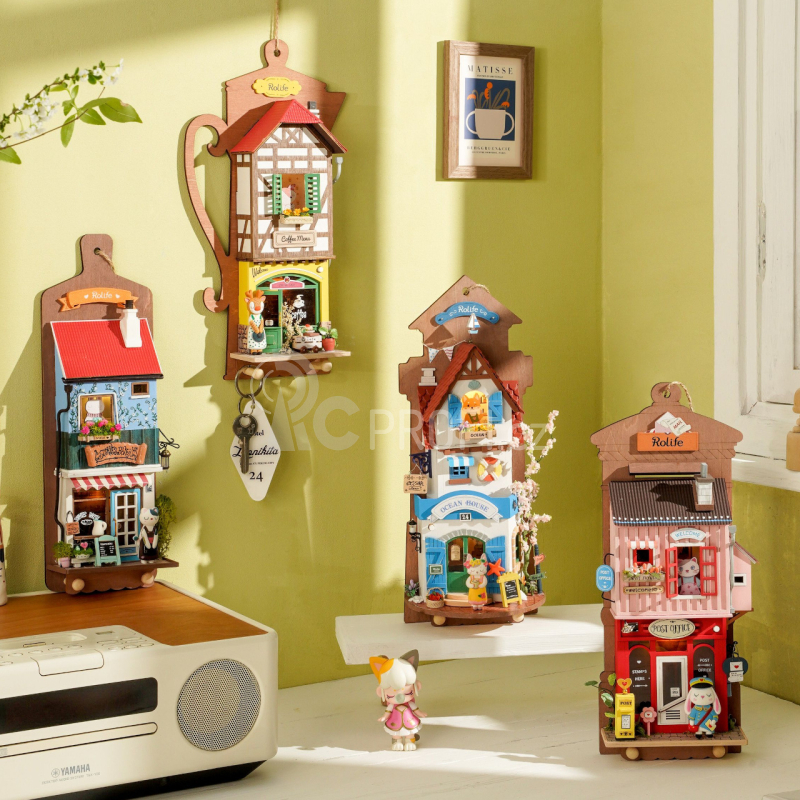 RoboTime miniatura domečku k zavěšení Kancelář pošty
