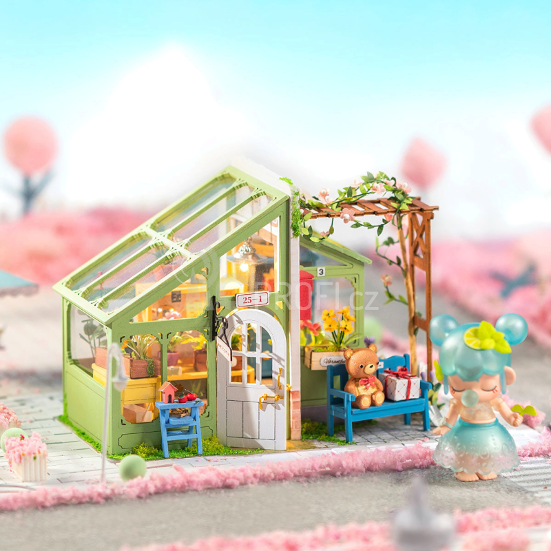RoboTime miniatura domečku Květiny pro jarní setkání