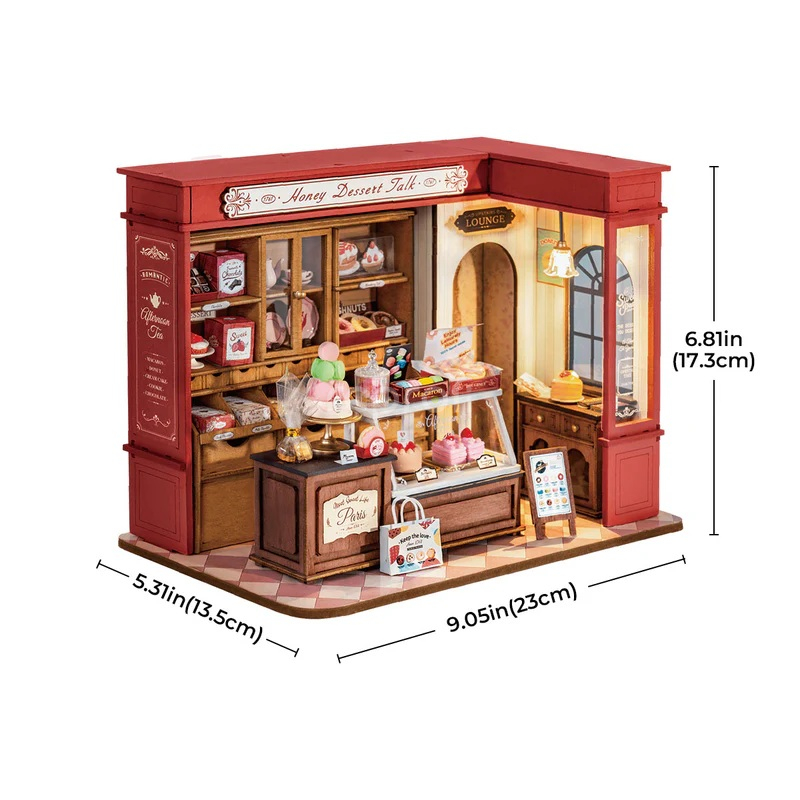 RoboTime Miniatura domečku Medová cukrárna